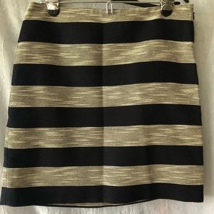 ⭐️LOFT NWT Striped Shift Skirt Size 4